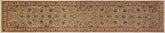 handmade Transitional  Lt. Gray Ivory Hand Knotted RUNNER 100% WOOL area rug 3x12